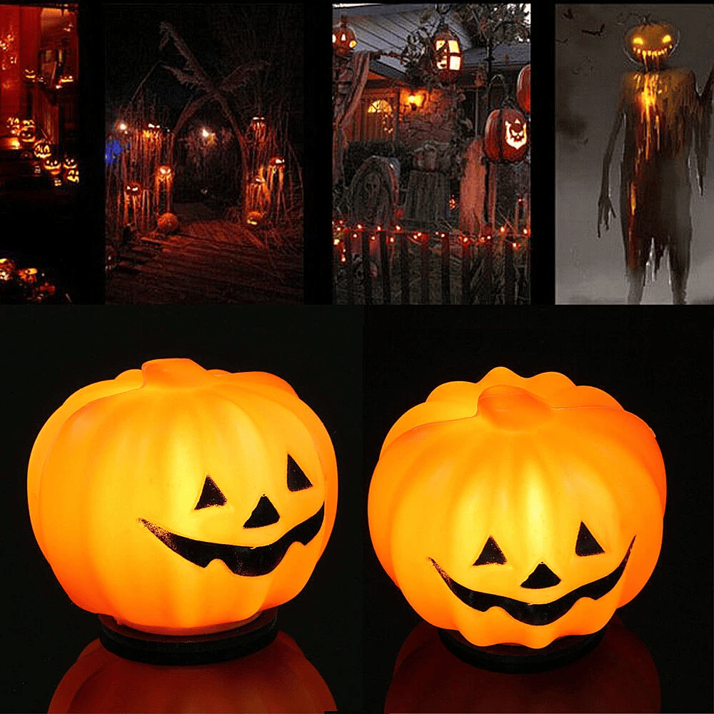 Halloween Pumpkin Jack-O-Lantern LED Light Decoration