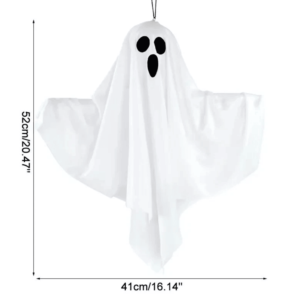 Spooky LED Hanging Ghost Decoration for Halloween